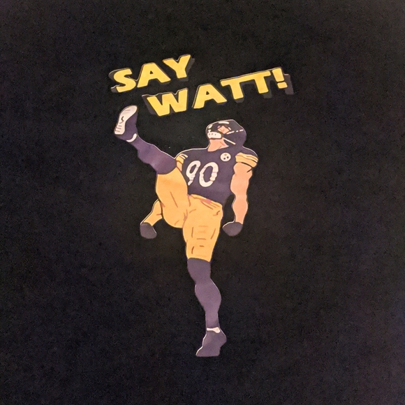George Other - Pittsburgh Steelers Say Watt! Men's shirt